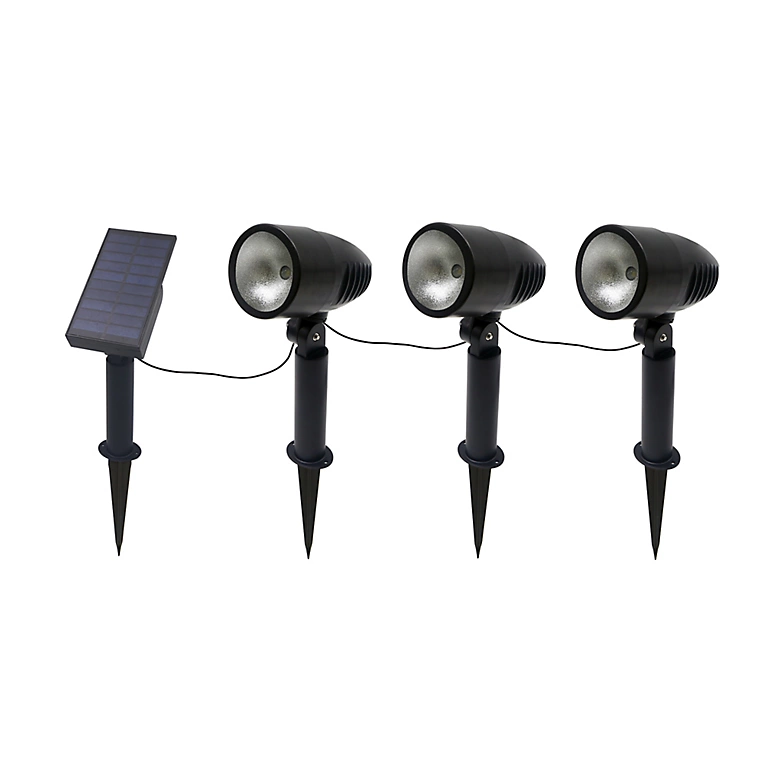 Castorama 3 Balises LED Intégré Solaire Extérieure 16lm 0.9W IP44 Blanc Froid Noir 3 Castorama 3 Balises LED Intégré Solaire Extérieure 16lm 0.9W IP44 Blanc Froid Noir