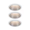 Castorama 3 Spots à Encastrer Cole LED Intégrée IP44 3x6,5 W Blanc Et Argent -Castorama 3 spots a encastrer cole led integree ip44 3x6 5 w blanc et argent4000870934104 03c FR CF
