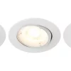 Castorama 3 Spots à Encastrer Colours Caius IP20 Blanc Ø8,5 Cm -Castorama 3 spots a encastrer colours caius ip20 blanc 8 5 cm3663602804505 01c