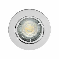 Castorama 3 Spots à Encastrer Colours Caius IP20 Chrome Ø8,5 Cm