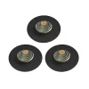 Castorama 3 Spots à Encastrer LED Intégrée Hobson IP20 Noir Colours -Castorama 3 spots a encastrer led integree hobson ip20 noir colours3663602460657 10c