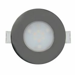 Castorama 3 Spots Encastrable LED Intégrée Lemeta 345lm 4,5W IP65 Variable Colours Argent