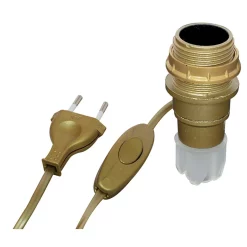 Castorama Adaptateur Bouteille Tibelec E14 60W 4Z 250V Plastique Or