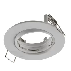 Castorama Anneau Rond Pour Spot à Encastrer LED Colours Ares Métal Blanc Ø8,5 Cm
