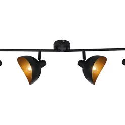 Castorama Barre Brillant Layton Noir Et Or H.23,5 Cm