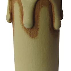 Castorama Bougies Plastique équipées E14 Tibelec Jaune ø24mm X H.65mm