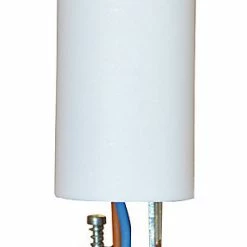 Castorama Bougies Plastique équipées Tibelec E14 Blanc ø24mm X H.60mm