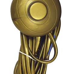 Castorama Cordon Avec Interrupteur à Pied + Fiche Tibelec 3m Or