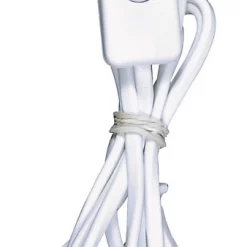 Castorama Cordon Avec Interrupteur + Fiche Tibelec 1m50 Blanc