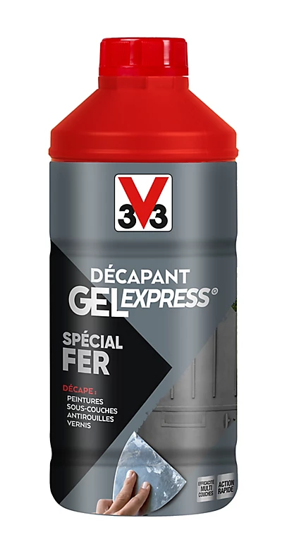 Castorama Décapant Gel Express V33 Spécial Fer 1L 3 Castorama Décapant Gel Express V33 Spécial Fer 1L