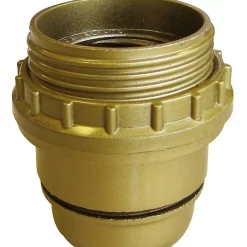Castorama Douille E27 Tibelec Bakélite Mi-filetée Or