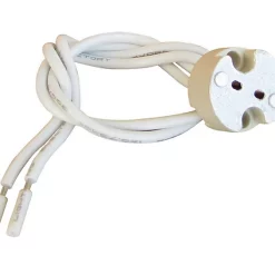Castorama Douille G4 GU4 GU5.3 GY6.35 Tibelec Blanc