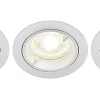 Castorama Lot 3 Spots à Encastrer Caius LED GU5.3 Ø8,5cm IP65 345lm 35W 5.2W Blanc Neutre -Castorama lot 3 spots a encastrer caius led gu5 3 8 5cm ip65 345lm 35w 5 2w blanc neutre5059340097640 10c
