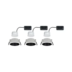 Castorama Lot 3 Spots à Encastrer Cole LED Intégrée IP44 3x6,5 W Blanc