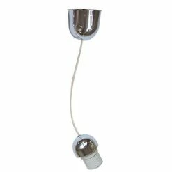 Castorama Monture En Plastique Chrome Brilliant E27