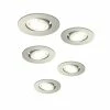 Castorama Pack 5 Spots Encastrable Ø85cm IP20 400lm 4,9W Blanc Chaud