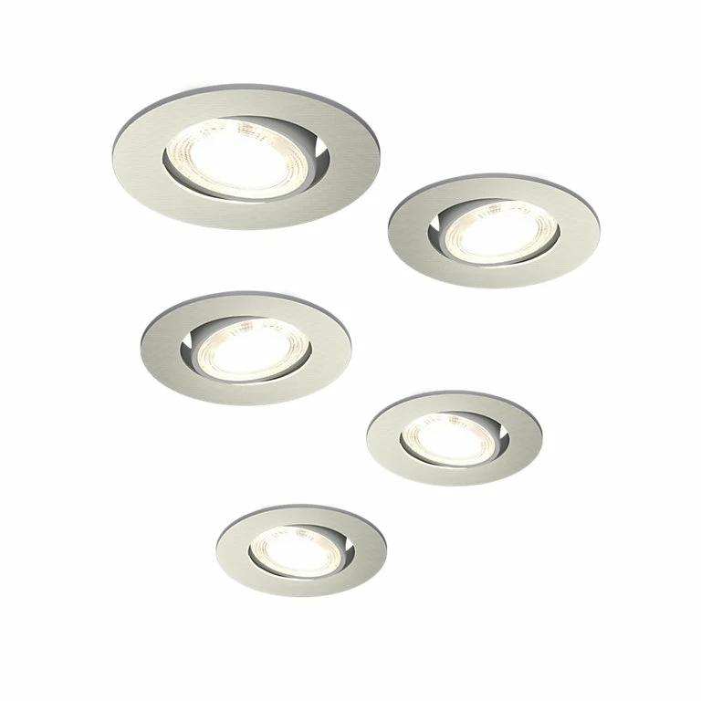 Castorama Pack 5 Spots Encastrable Ø85cm IP20 400lm 4,9W Blanc Chaud 3 Castorama Pack 5 Spots Encastrable Ø85cm IP20 400lm 4,9W Blanc Chaud