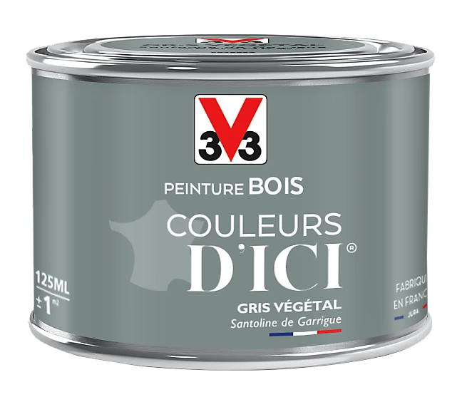 Castorama Peinture Bois Couleurs D'ici Gris Végétal Velours V33 0,125L 3 Castorama Peinture Bois Couleurs D'ici Gris Végétal Velours V33 0,125L