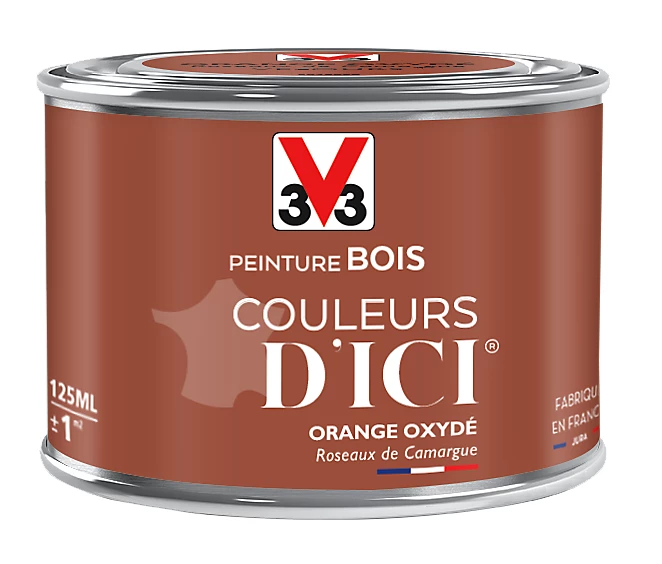 Castorama Peinture Bois Couleurs D'ici Orange Oxydé Velours V33 0,125L 3 Castorama Peinture Bois Couleurs D'ici Orange Oxydé Velours V33 0,125L
