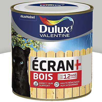Castorama Peinture Bois Extérieur Ecran+ Bois Dulux Valentine Satin Gris Clair RAL 7035 0,5L 3 Castorama Peinture Bois Extérieur Ecran+ Bois Dulux Valentine Satin Gris Clair RAL 7035 0,5L
