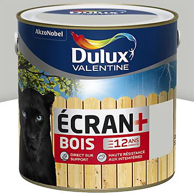 Castorama Peinture Bois Extérieur Ecran+ Bois Dulux Valentine Satin Gris Clair RAL 7035 2L 3 Castorama Peinture Bois Extérieur Ecran+ Bois Dulux Valentine Satin Gris Clair RAL 7035 2L