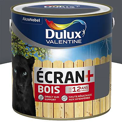 Castorama Peinture Bois Extérieur Ecran+ Bois Dulux Valentine Satin Gris Foncé RAL 7015 2L 3 Castorama Peinture Bois Extérieur Ecran+ Bois Dulux Valentine Satin Gris Foncé RAL 7015 2L