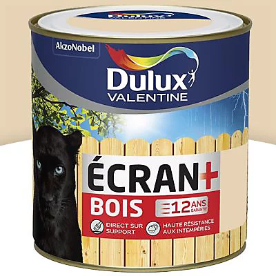 Castorama Peinture Bois Extérieur Ecran+ Bois Dulux Valentine Satin Sable Clair RAL 1015 0,5L 3 Castorama Peinture Bois Extérieur Ecran+ Bois Dulux Valentine Satin Sable Clair RAL 1015 0,5L