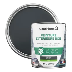 Castorama Peinture Bois Extérieur GoodHome Baltimore Gris Satin 2.5L