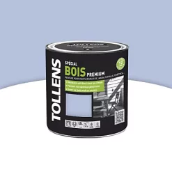 Castorama Peinture Bois Extérieur Premium Bleu Lavande Satin Tollens 0,5L