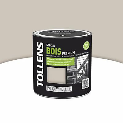 Castorama Peinture Bois Extérieur Premium Gris Sable Satin Tollens 0,5L 3 Castorama Peinture Bois Extérieur Premium Gris Sable Satin Tollens 0,5L