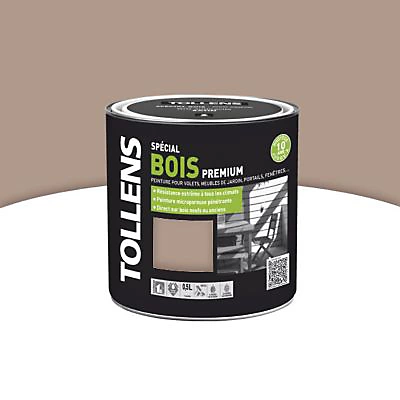 Castorama Peinture Bois Extérieur Premium Taupe Satin Tollens 0,5L 3 Castorama Peinture Bois Extérieur Premium Taupe Satin Tollens 0,5L