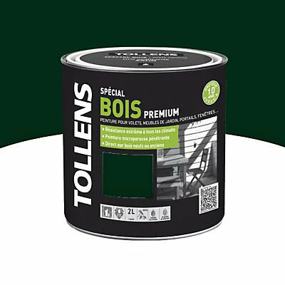 Castorama Peinture Bois Extérieur Premium Vert Basque Satin Tollens 2L 3 Castorama Peinture Bois Extérieur Premium Vert Basque Satin Tollens 2L