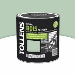 Castorama Peinture Bois Extérieur Premium Vert Olivier Satin Tollens 2L