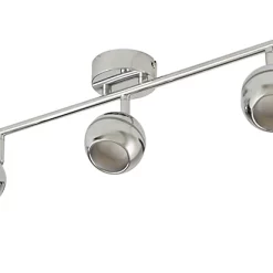 Castorama Plafonnier 3 Spots Melanippe Métal/plastique Chrome LED 3x5 W