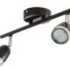 Castorama Réglette 2 Spots Apheliotes Métal Noir GU10 2x35 W -Castorama reglette 2 spots apheliotes metal noir gu10 2x35 w3663602803171 01c