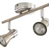 Castorama Réglette 2 Spots Aphroditus Métal Chrome Brossé GU10 2x50 W -Castorama reglette 2 spots aphroditus metal chrome brosse gu10 2x50 w3663602803263 01c