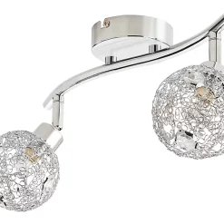 Castorama Réglette 2 Spots Bronte Métal/verre Chrome G9 2x25 W