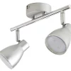 Castorama Réglette 2 Spots LED Colours Bomos Argent -Castorama reglette 2 spots led colours bomos argent3663602661955 01c