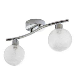 Castorama Réglette 2 Spots Onnes Métal/verre Chrome G9 2x25 W