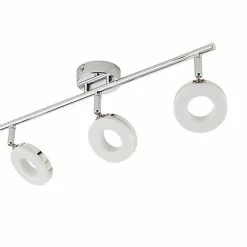 Castorama Réglette 3 Spots LED Colours Muesis Chrome 3 X 3,5W