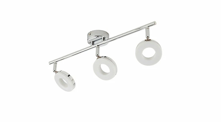 Castorama Réglette 3 Spots LED Colours Muesis Chrome 3 X 3,5W 3 Castorama Réglette 3 Spots LED Colours Muesis Chrome 3 X 3,5W