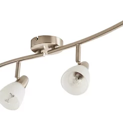 Castorama Réglette 4 Spots Aphaea Métal/verre Chrome E14 4x40 W