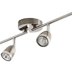 Castorama Réglette 4 Spots Apheliotes Métal Chrome GU10 4x35 W