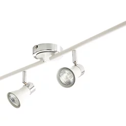 Castorama Réglette 4 Spots Aphroditus Métal Blanc GU10 4x50 W