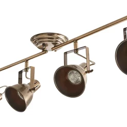 Castorama Réglette 4 Spots Asterion Métal Laiton GU10 4x35 W