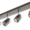 Castorama Réglette 4 Spots Hades Métal Gris/chrome LED 4x3,5 W -Castorama reglette 4 spots hades metal gris chrome led 4x3 5 w3663602804161 01c