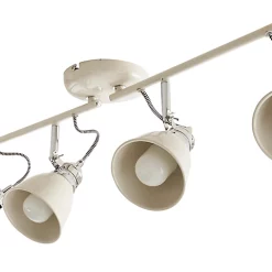 Castorama Réglette 4 Spots Hippolyta Métal Ivoire E14 4x28 W