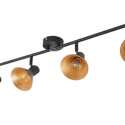 Castorama Réglette 4 Spots Kedros Métal Noir/or E14 4x40 W