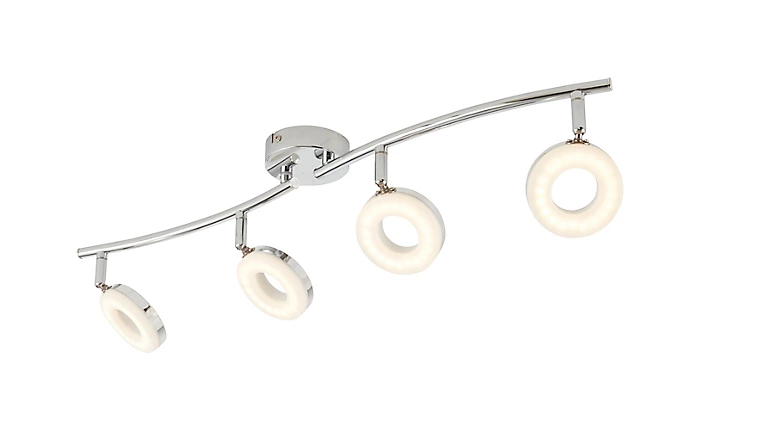 Castorama Réglette 4 Spots LED Colours Muesis Chrome 4 X 3,5W 3 Castorama Réglette 4 Spots LED Colours Muesis Chrome 4 X 3,5W