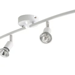 Castorama Réglette 4 Spots Sasha Métal Blanc GU10 4x50 W